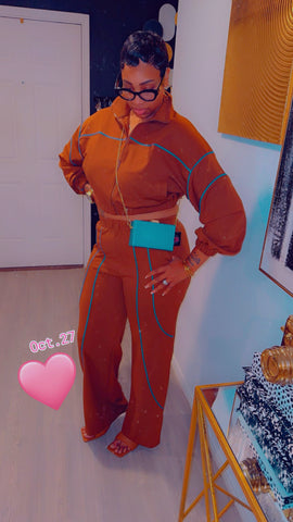 Autumn Set                             model is wearing a medium